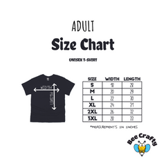 Adult Custom Text T-shirt, Customized T-shirt, Custom T-Shirt, Personalized T-Shirt, Add Your Own Text, Custom Unisex T-shirt