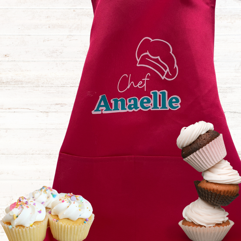 Kid Chef Apron - Personalized Gift - Cooking Apron