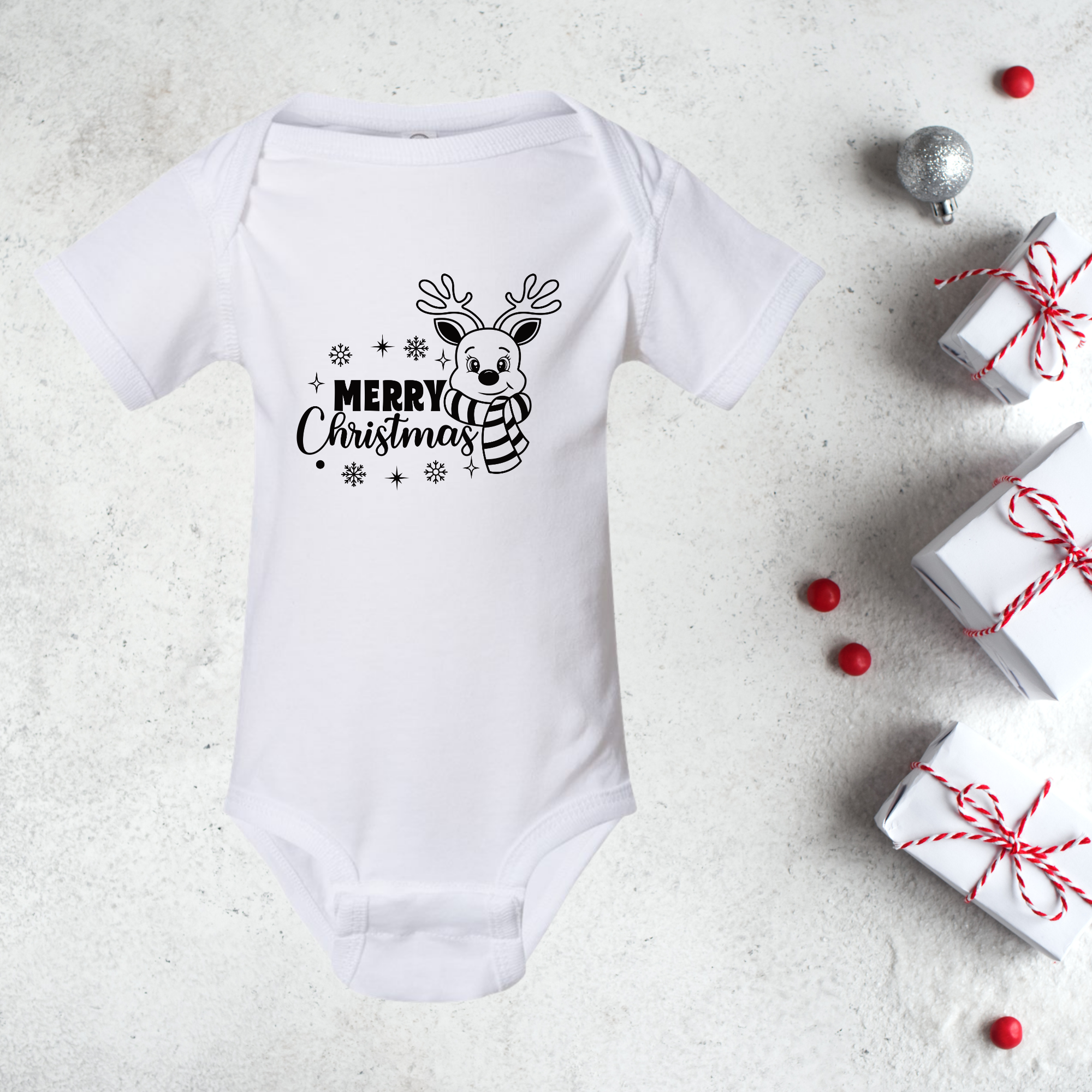 Christmas baby grow girl 2025