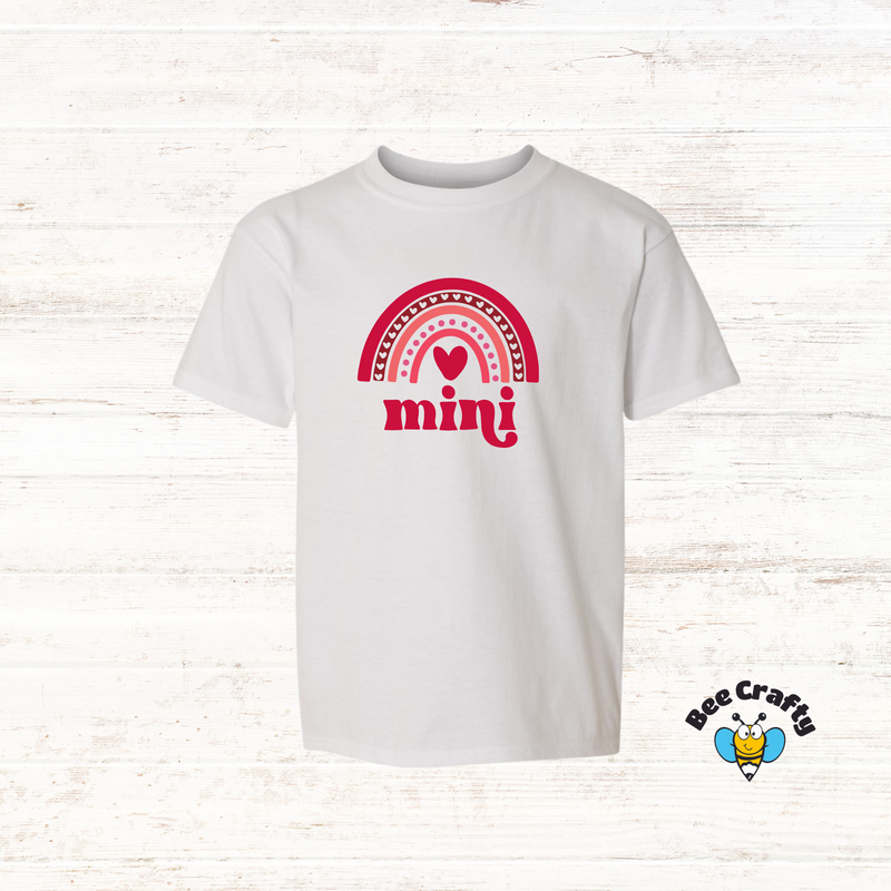 Mini Me -Rainbow Heart T-shirt