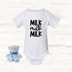 Milk milk milk - Baby Bodysuit - Baby onesie