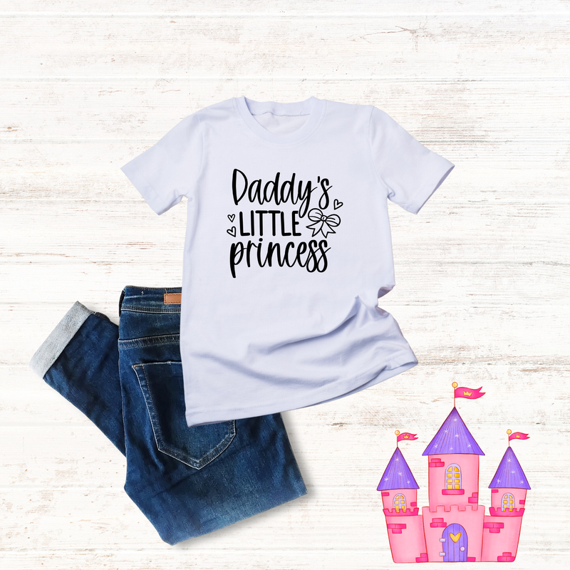 Daddy's Little Princess - T-shirt - Personalized Gift - Youth Size