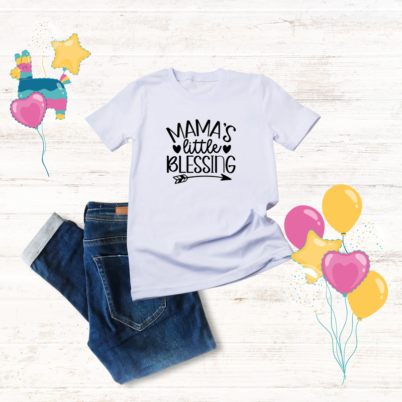 Mama's Little Blessing - T-shirt - Personalized Gift - Toddler Size - Mother's Day Gift