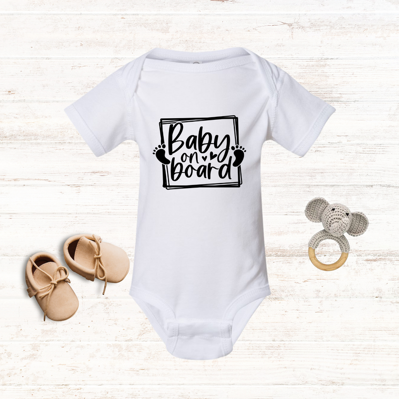 Baby on Board - Baby Bodysuit - Baby Onesie